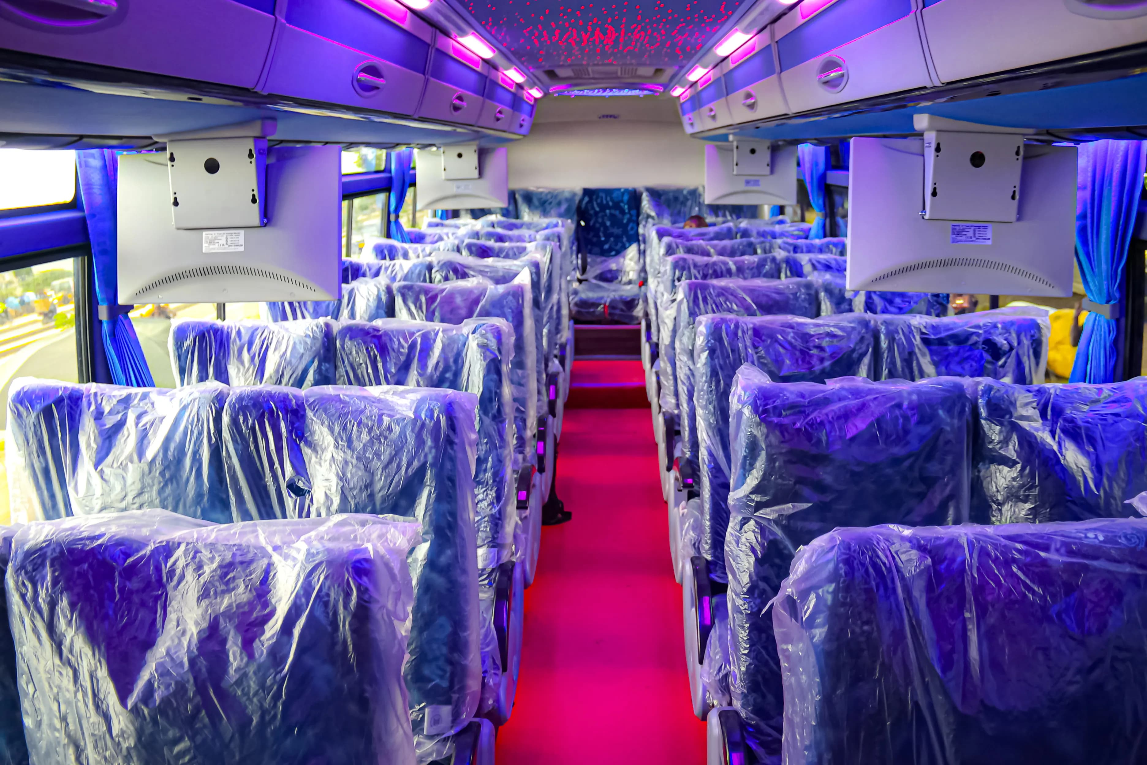 New Songo Express Bus - Front Side View